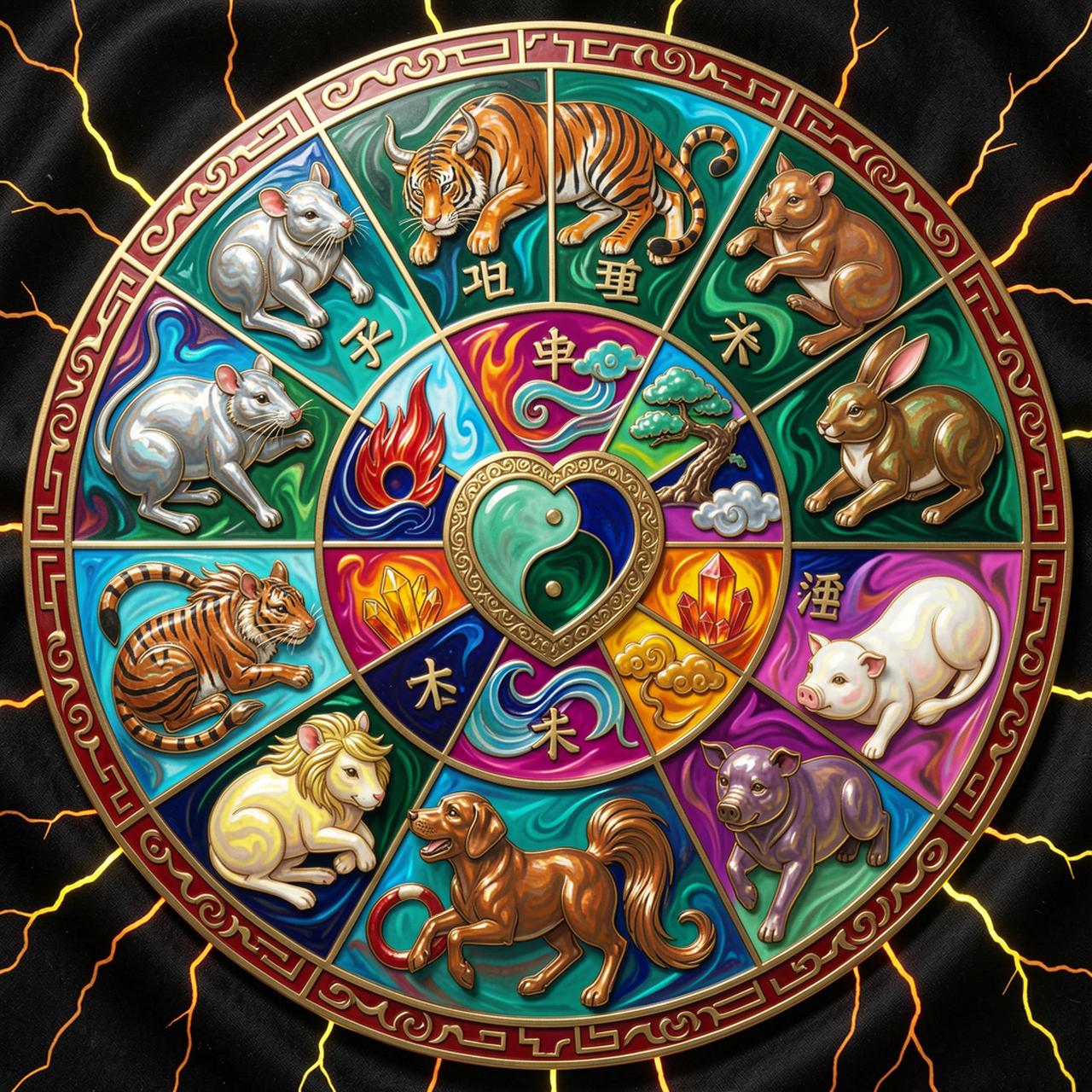 Chinese Zodiac Wheel